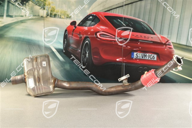Rura wydechowa z katalizatorem, V6 Turbo 3,0L, L