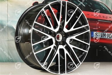 21-inch wheel rim "911 Turbo 5 Design" 9,5J x 21 ET27, black high gloss