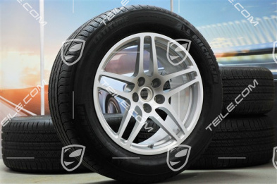 18-inch "Macan S" all-season wheel set, rims 8J x 18 ET21 + 9J x 18 ET21, tyres 235/60 ZR 18 + 255/55 ZR 18, with TPMS