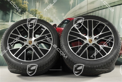 20" Turbo Aero Winterräder Satz, Felgen 9J x 20 ET54 + 11J x 20 ET60, Goodyear Winterreifen 245/45 R20 + 285/40 R20