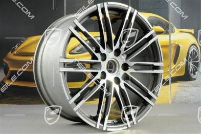 20-inch wheel rim set Turbo III, 8,5J x 20 ET57 + 10J x 20 ET50
