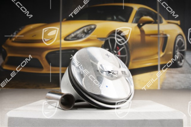 Engine Piston 1pcs.  with set of piston rings and circlips, 3,8L