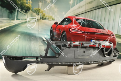 Rear bumper, lower lining, Black