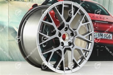 21" RS Spyder Wheel, 11.5J x 21 ET79, Dark Silver