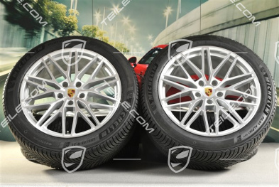 21-inch Cayenne "RS Spyder Design" winter wheel set, rims 9,5J x 21 ET46 + 11,0J x 21 ET49 + Michelin Pilot Alpin 5 SUV winter tyres 285/45 R21 + 305/40 R21, with TPMS