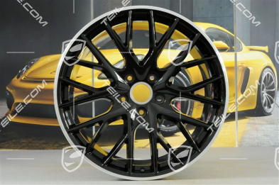 21" Felga Panamera Sport Design, 11,5J x 21 ET69, czarny wysoki połysk