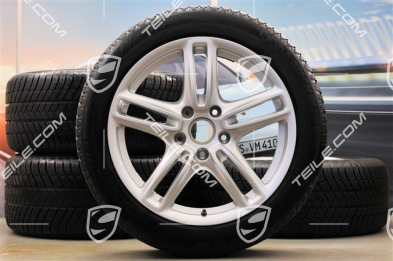 19" Panamera TURBO Winterräder Satz, Felgen 9J x 19 ET 60 + 10J x 19 ET61 +  NEUE Michelin Winterreifen 255/45 R19+285/40 R19