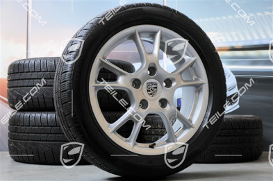 17" Boxster II Winterräder Satz, Felgen 6,5J x 17 ET55 + 8J x 17 ET40 + Winterreifen 205/55 R17 + 235/50 R17