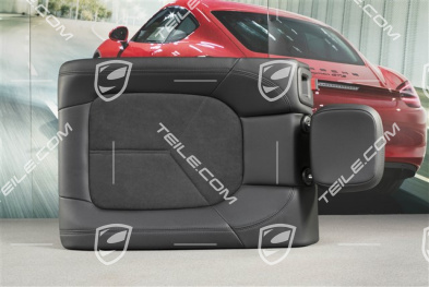 Backrest, Leatherette/Alcantara, black, KPL, R