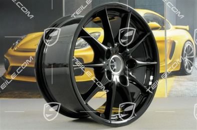 17-inch Carrera II wheel set mod. 2002, 7J x 17 ET50 + 9J x 17 ET55, black high gloss