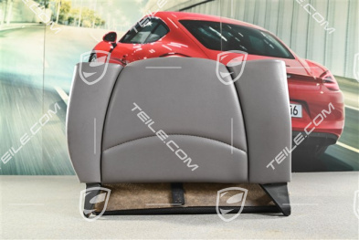 Back seat backrest, rear, leatherette, classic grey, Coupe / Targa, R