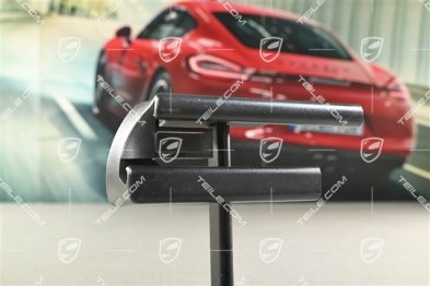Front seat rail cover, Black, R