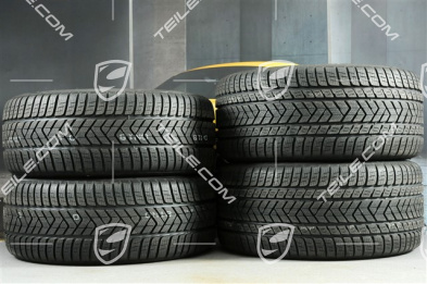 21" Winterräder Satz "SportDesign", Felgen 9,5 J x 21 ET71 + 10,5 J x 21 ET71 + NEUE Pirelli Sottozero III Winterreifen 275/35 R21 + 315/30 R21, Platinum Seidenmatt