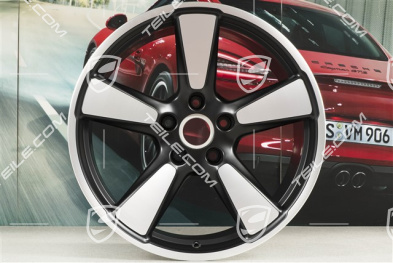 20" Felge Sport Classic "50 Jahre 911", 11,5J x 20 ET48, in Schwarz Seidenmatt