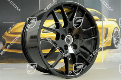 20" Felge RS Spyder Design, 10,5J x 20 ET65, hintere Felge für Winter, schwarz hochglanz