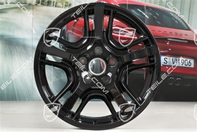 19-inch Panamera Design wheel set 10J x 19 ET61 + 9J x 19 ET60, black high gloss