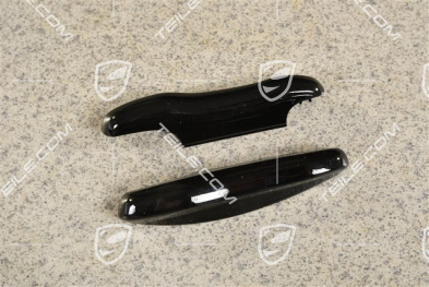 Vehicle key side faces / Key cap, Painted / lacquered, set Black