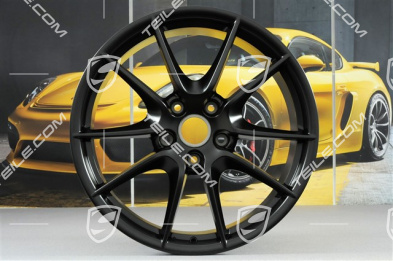 20" Carrera S III wheel rim set, 8,5J x 20 ET51 + 11J x 20 ET52, satin black matt