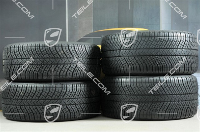 20-inch winter wheels set "Exclusive Design", rims 9,5 J x 20 ET71 + 10,5 J x 20 ET71 + NEW Michelin Pilot Alpin 4 winter tires 275/40 R20 + 315/35 R20, Platinum (satin)