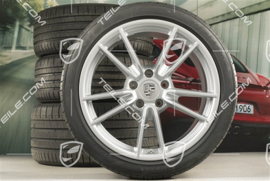 19"+20" koła letnie komplet, Carrera, felgi 8,5J x 19 ET52 + 11,5J x 20 ET67 + opony letnie Pirelli 235/40 R19 + 295/35 R20, z czujnikami ciśnienia