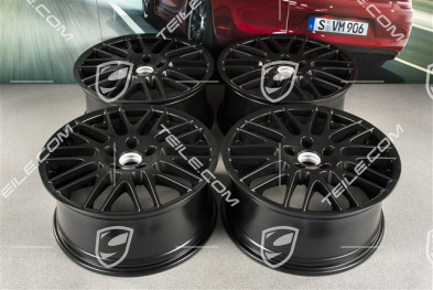 20" Felgensatz RS Spyder, 9J x 20 ET57, Schwarz Seidenmatt