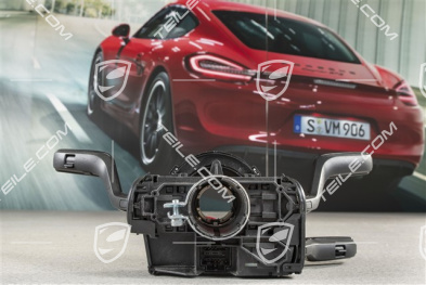 Steering column stalk switch, ADC / headlight cleaning system / w/o rear wiper / 3-spoke multifunction steering wheel