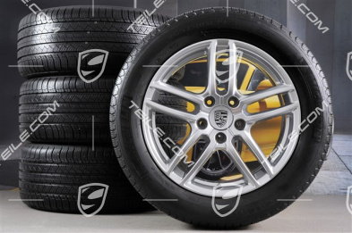 19" Cayenne Turbo IV Ganzjahresräder Satz Facelift 2014->, Felgen 8,5J x 19 ET59 + Michelin Latitude Tour HP Ganzjahresreifen 265/50 R19, mit RDK-Sensoren