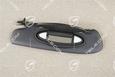 Sonnenblende, Kunstleder, Seeblau, L