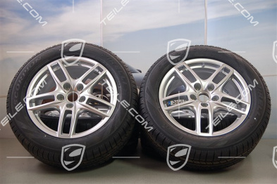 19-inch Cayenne Turbo winter wheel set, wheels 8,5 J x 19 ET59 + Pirelli tyres 265/50 R19, without TPMS sensors