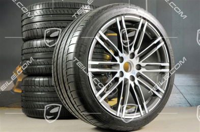 20" Turbo III summer wheel set, rims 9,5J x 20 ET65 + 11J x 20 ET68 + tyres 255/40 R20 + 295/35 R20, with TPMS