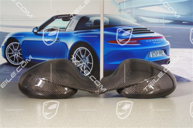 GT3/GT3 RS Carbon Außenspiegel Gehäuse, Oberschale (Satz, L+R), für Facelift