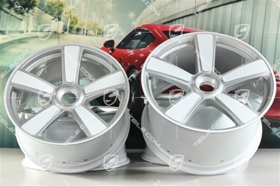 20+21" Sport Classic wheel rim set, 9,5J x 20 ET44 + 12J x 21 ET70, white