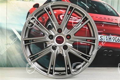 20" Felge Exclusive Design, 10,5J x 20 ET71, für Winterbetrieb, Platinum Seidenglanz