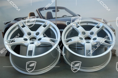 18" Boxster S Felgensatz, 8J x 18 x ET 57 + 9J x 18 x ET 43