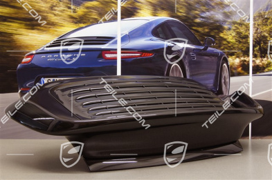 Turbo rear spoiler, incl. rear bonnet (engine lid), set incl. grille and all attachment parts