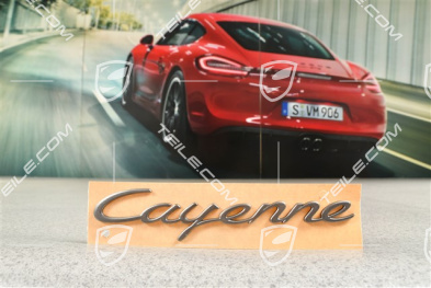 Coupe, Schriftzug / Abzeichen / Emblem Aufkleber  CAYENNE Sondermodell Platinum Edition