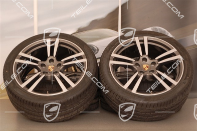 21" Turbo II Sommerräder Satz, Felgen 10J x 21 ET 50 + Sommerreifen 295/35 R 21 107Y XL, ohne RDK