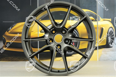 20-inch wheel rim set Carrera S III, 8J x 20 ET57 + 9,5J x 20 ET45, Platinum