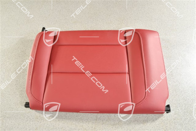 Convertible, Back seat backrest, leather Carrera Red, R
