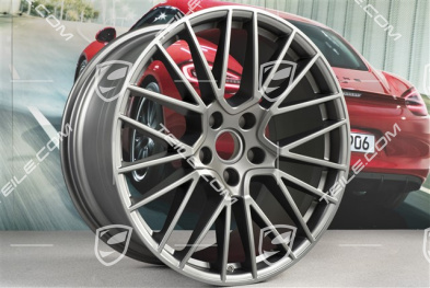 21" Felge Cayenne RS Spyder, 11J x 21 ET58, Platinum Seidenmatt