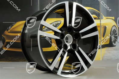 19" Felga Turbo II, 11J x 19 ET51, czarny wysoki połysk