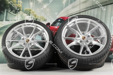 20-inch winter wheels set Carrera S (IV), rims 8,5J x 20 ET49 + 11J x 20 ET56 + Pirelli Sottozero II winter tyres 245/35 R20 + 295/30 R20