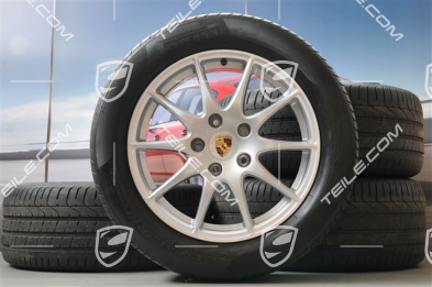 18-inch summer wheel set Panamera S, wheels 8J x 18 ET59 + 9J x 18 ET53 + tyres Pirelli P-Zero 245/50 18 + 275/45 18