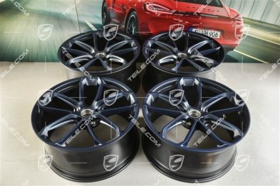 22" GT Felgensatz, Felgen 10,5J x 22 ET49 + 11,5J x 22 ET52, tiefseeblau perleffect