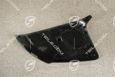 Aussenspiegel, Blende unten, Manuell anklappbar, Schwarz matt, R