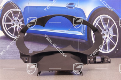 Instrument cluster cover, black