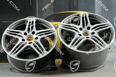 19-inch Turbo wheel set, 11J x 19 ET67 + 8J x 19 ET57 19-inch Turbo wheel set, 11J x 19 ET67 + 8J x 19 ET57