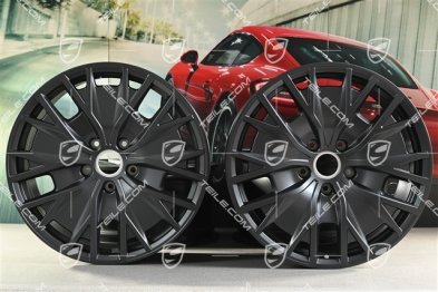 20-inch Turbo S Aero Design wheel rim set, 9J x 20 ET54 + 11J x 20 ET60, in anthracite grey