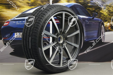 20" summer wheel set Carrera Classic II, wheel 8,5J x 20 ET51 + 11J x 20 ET52 + Tyres 245/35 ZR20 + 305/30 ZR20, TPMS