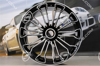 21"+20" komplet felg 918 SPYDER, centralna śruba, 12,5J x 21 ET57 + 9,5J x 20 ET57, schwarz hochglanz